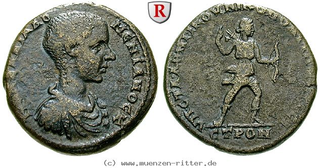 Klicken Sie auf das Bild um es auf Ihrem Rechner zu speichern thrakien-donaugebiet-diadumenianus-caesar-bronze/101461.jpg