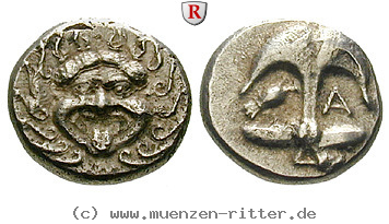 Klicken Sie auf das Bild um es auf Ihrem Rechner zu speichern thrakien-donaugebiet-drachme/88803.jpg