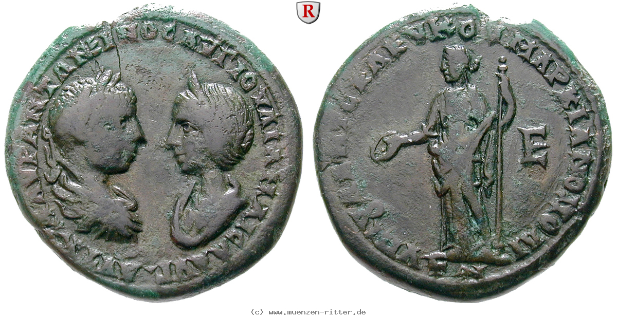 Klicken Sie auf das Bild um es auf Ihrem Rechner zu speichern thrakien-donaugebiet-julia-maesa-grossmutter-des-elagabal-bronze/91079.jpg