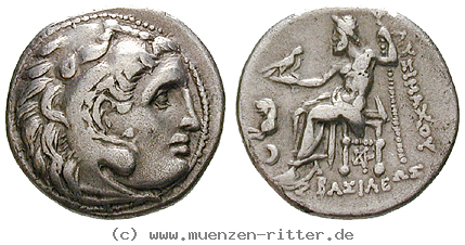 Klicken Sie auf das Bild um es auf Ihrem Rechner zu speichern thrakien-lysimachos-drachme/15289.jpg