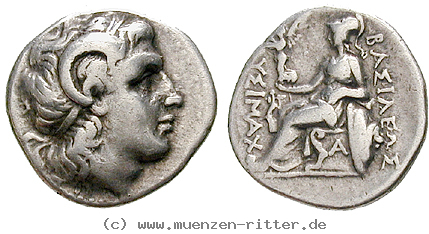 Klicken Sie auf das Bild um es auf Ihrem Rechner zu speichern thrakien-lysimachos-drachme/19111.jpg