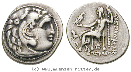 Klicken Sie auf das Bild um es auf Ihrem Rechner zu speichern thrakien-lysimachos-drachme/19142.jpg
