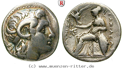 Klicken Sie auf das Bild um es auf Ihrem Rechner zu speichern thrakien-lysimachos-drachme/29454.jpg