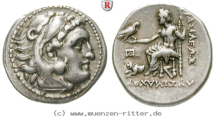Klicken Sie auf das Bild um es auf Ihrem Rechner zu speichern thrakien-lysimachos-drachme/81875.jpg