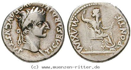 Klicken Sie auf das Bild um es auf Ihrem Rechner zu speichern tiberius-denar/15302.jpg