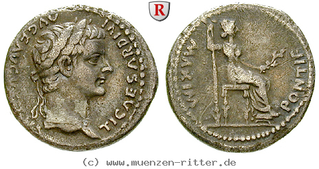 Klicken Sie auf das Bild um es auf Ihrem Rechner zu speichern tiberius-denar/54226.jpg