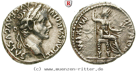 Klicken Sie auf das Bild um es auf Ihrem Rechner zu speichern tiberius-denar/54228.jpg