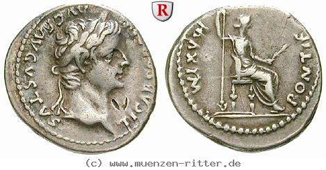 Klicken Sie auf das Bild um es auf Ihrem Rechner zu speichern tiberius-denar/55284.jpg