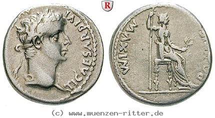 Klicken Sie auf das Bild um es auf Ihrem Rechner zu speichern tiberius-denar/65074.jpg
