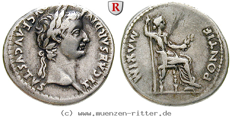 Klicken Sie auf das Bild um es auf Ihrem Rechner zu speichern tiberius-denar/82192.jpg