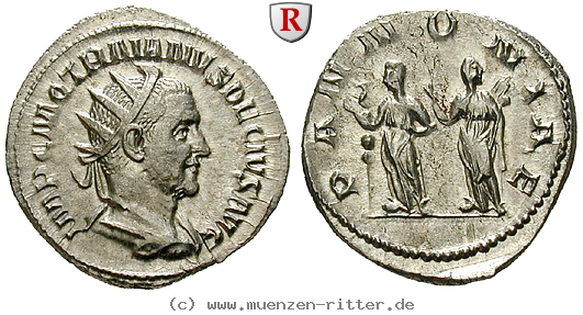 Klicken Sie auf das Bild um es auf Ihrem Rechner zu speichern traianus-decius-antoninian/100223.jpg