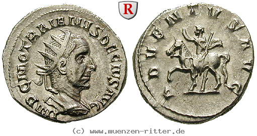 Klicken Sie auf das Bild um es auf Ihrem Rechner zu speichern traianus-decius-antoninian/102340.jpg
