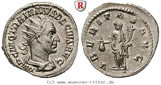 Klicken Sie auf das Bild um es auf Ihrem Rechner zu speichern traianus-decius-antoninian/23997.jpg