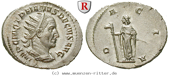 Klicken Sie auf das Bild um es auf Ihrem Rechner zu speichern traianus-decius-antoninian/47133.jpg
