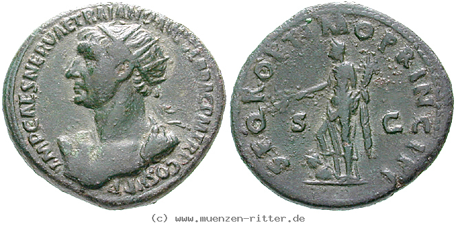 Klicken Sie auf das Bild um es auf Ihrem Rechner zu speichern traianus-dupondius/erom10337.jpg