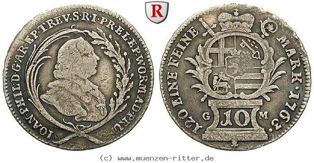 Klicken Sie auf das Bild um es auf Ihrem Rechner zu speichern trier-bistum-johann-philipp-von-walderdorff-10-kreuzer/63610.jpg