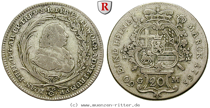 Klicken Sie auf das Bild um es auf Ihrem Rechner zu speichern trier-bistum-johann-philipp-von-walderdorff-20-kreuzer/100866.jpg