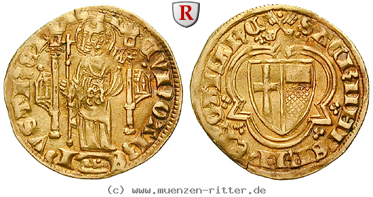 Klicken Sie auf das Bild um es auf Ihrem Rechner zu speichern trier-bistum-kuno-ii-von-falkenstein-goldgulden/42263.jpg