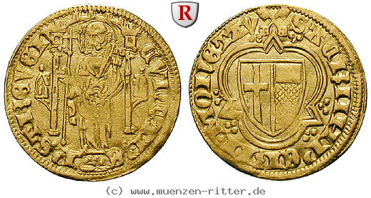 Klicken Sie auf das Bild um es auf Ihrem Rechner zu speichern trier-bistum-kuno-ii-von-falkenstein-goldgulden/93694.jpg