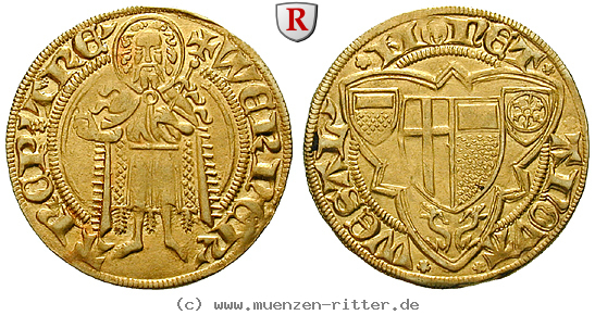 Klicken Sie auf das Bild um es auf Ihrem Rechner zu speichern trier-bistum-werner-iii-von-falkenstein-goldgulden/101785.jpg