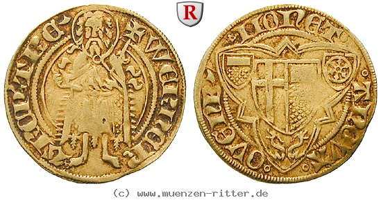 Klicken Sie auf das Bild um es auf Ihrem Rechner zu speichern trier-bistum-werner-iii-von-falkenstein-goldgulden/37605.jpg