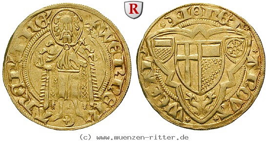 Klicken Sie auf das Bild um es auf Ihrem Rechner zu speichern trier-bistum-werner-iii-von-falkenstein-goldgulden/37606.jpg