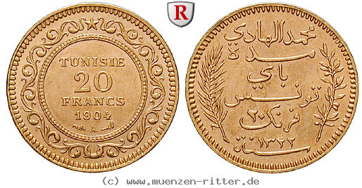 Klicken Sie auf das Bild um es auf Ihrem Rechner zu speichern tunesien-franzoesisches-protektorat-20-francs/70357.jpg