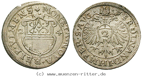 Klicken Sie auf das Bild um es auf Ihrem Rechner zu speichern ulm-reichsstadt-2-kreuzer-halbbatzen/46317.jpg