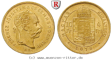 Klicken Sie auf das Bild um es auf Ihrem Rechner zu speichern ungarn-franz-joseph-i-4-forint/37767.jpg
