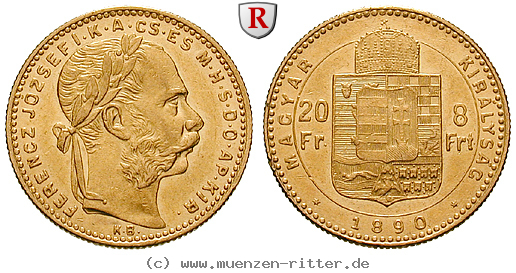 Klicken Sie auf das Bild um es auf Ihrem Rechner zu speichern ungarn-franz-joseph-i-8-forint/58084.jpg