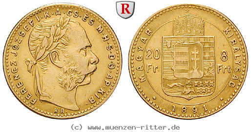 Klicken Sie auf das Bild um es auf Ihrem Rechner zu speichern ungarn-franz-joseph-i-8-forint/69216.jpg
