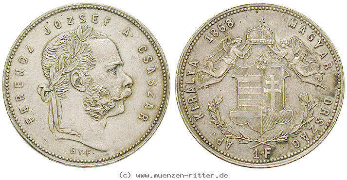 Klicken Sie auf das Bild um es auf Ihrem Rechner zu speichern ungarn-franz-joseph-i-forint/43637.jpg