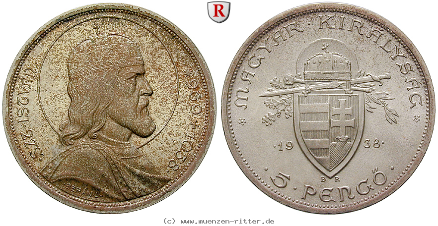 ungarn-reichsverweser-5-pengoe/90030.jpg