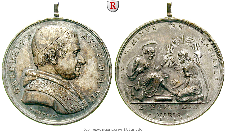 Klicken Sie auf das Bild um es auf Ihrem Rechner zu speichern vatikan-gregor-xvi-silbermedaille/47777.jpg