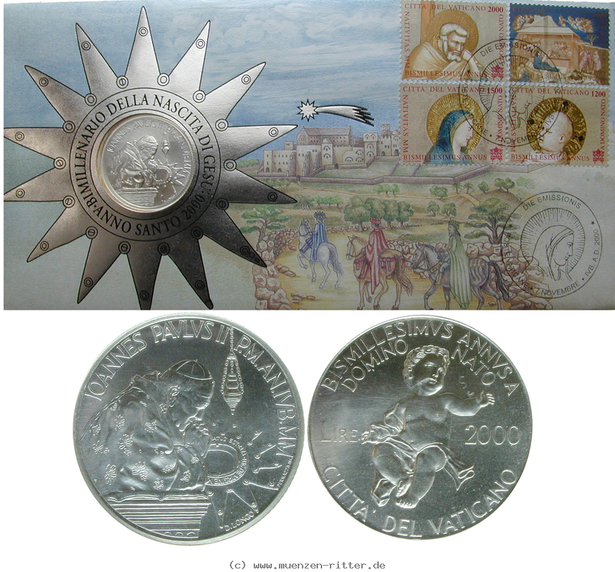Klicken Sie auf das Bild um es auf Ihrem Rechner zu speichern vatikan-johannes-paul-ii-2000-lire/ag18107b.jpg