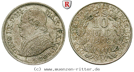Klicken Sie auf das Bild um es auf Ihrem Rechner zu speichern vatikan-pius-ix-10-soldi/47317.jpg