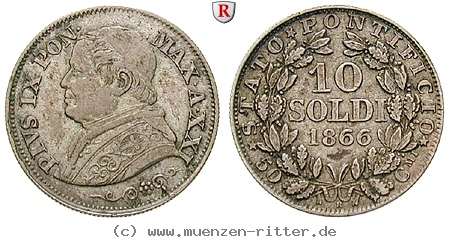 Klicken Sie auf das Bild um es auf Ihrem Rechner zu speichern vatikan-pius-ix-10-soldi/86201.jpg