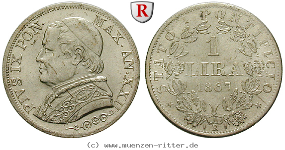 Klicken Sie auf das Bild um es auf Ihrem Rechner zu speichern vatikan-pius-ix-lira/31748.jpg