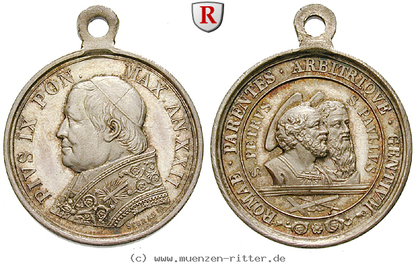 Klicken Sie auf das Bild um es auf Ihrem Rechner zu speichern vatikan-pius-ix-silbermedaille/45840.jpg
