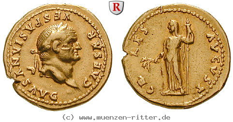 Klicken Sie auf das Bild um es auf Ihrem Rechner zu speichern vespasianus-aureus/100734.jpg