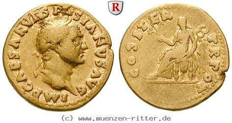 Klicken Sie auf das Bild um es auf Ihrem Rechner zu speichern vespasianus-aureus/28805.jpg