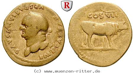 Klicken Sie auf das Bild um es auf Ihrem Rechner zu speichern vespasianus-aureus/28808.jpg