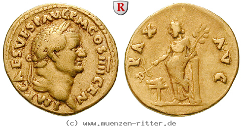 Klicken Sie auf das Bild um es auf Ihrem Rechner zu speichern vespasianus-aureus/32210.jpg