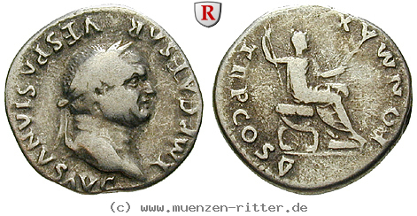Klicken Sie auf das Bild um es auf Ihrem Rechner zu speichern vespasianus-denar/100125.jpg