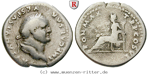 Klicken Sie auf das Bild um es auf Ihrem Rechner zu speichern vespasianus-denar/100726.jpg