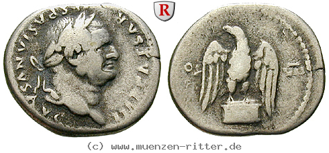 Klicken Sie auf das Bild um es auf Ihrem Rechner zu speichern vespasianus-denar/100946.jpg