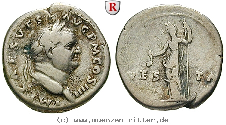 Klicken Sie auf das Bild um es auf Ihrem Rechner zu speichern vespasianus-denar/103542.jpg