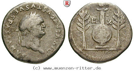 Klicken Sie auf das Bild um es auf Ihrem Rechner zu speichern vespasianus-denar/103543.jpg