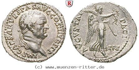 Klicken Sie auf das Bild um es auf Ihrem Rechner zu speichern vespasianus-denar/21318.jpg