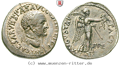 Klicken Sie auf das Bild um es auf Ihrem Rechner zu speichern vespasianus-denar/44760a.jpg